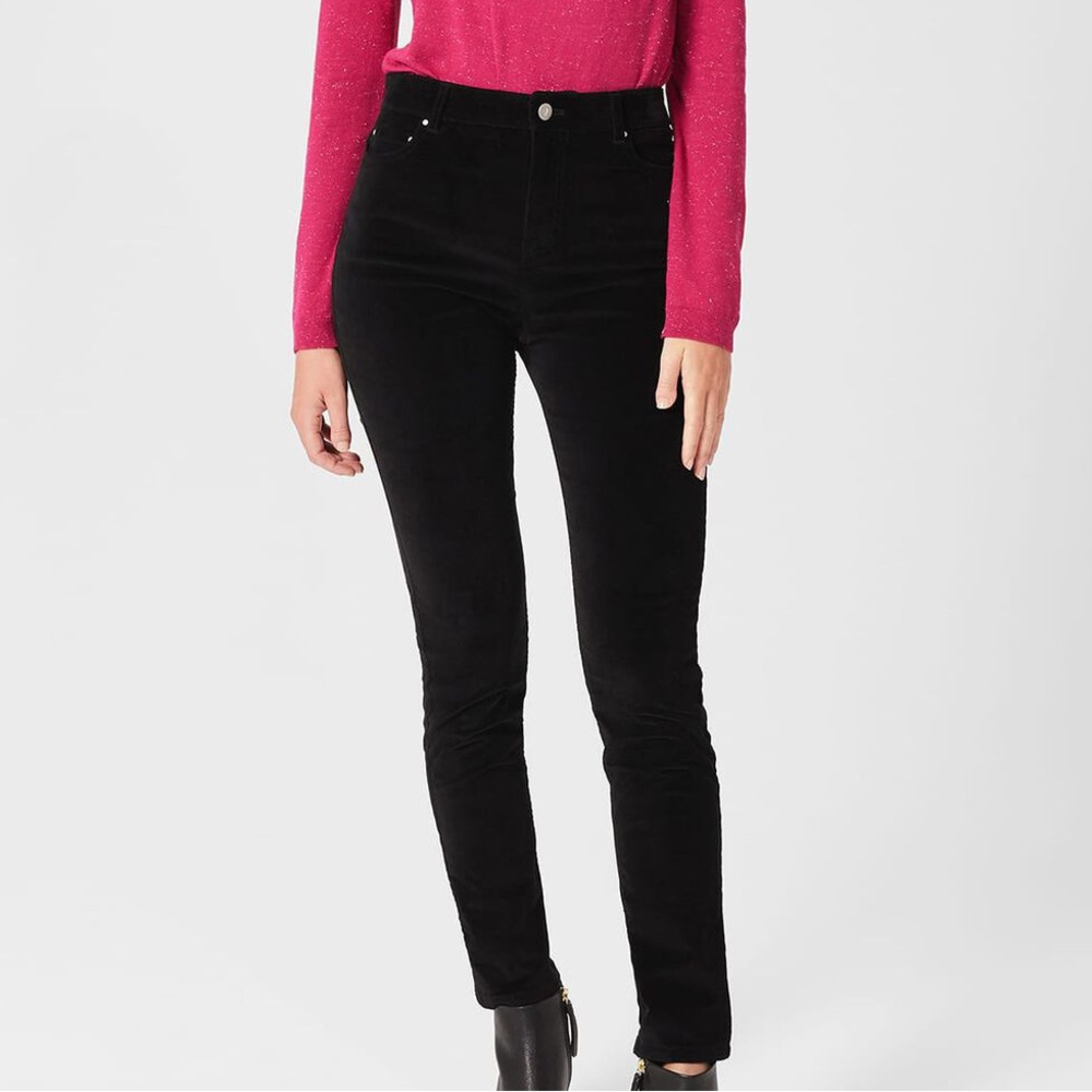 Black Velvet Skinny Jeans